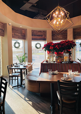 Interior of Pepe and Lela's Restaurant Dining Room